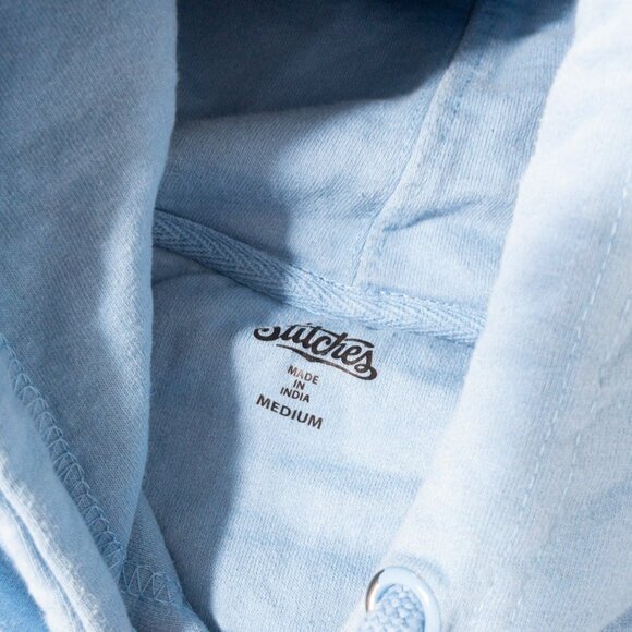 MLB Chicago Cubs 1968-1969 Cooperstown Felt Tek Patch Stitches Hoodie SZ M - Picture 7 of 9